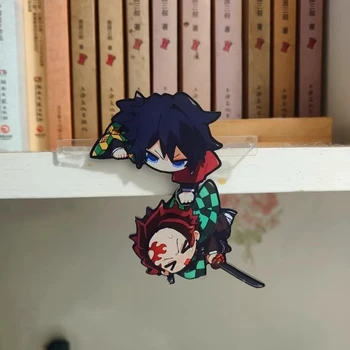 Demon Slayer Acryl-Anime-Dekorationen Cartoon-Film-Zubehör Kawaii-Figuren Fangeschenke Kreative Interessante