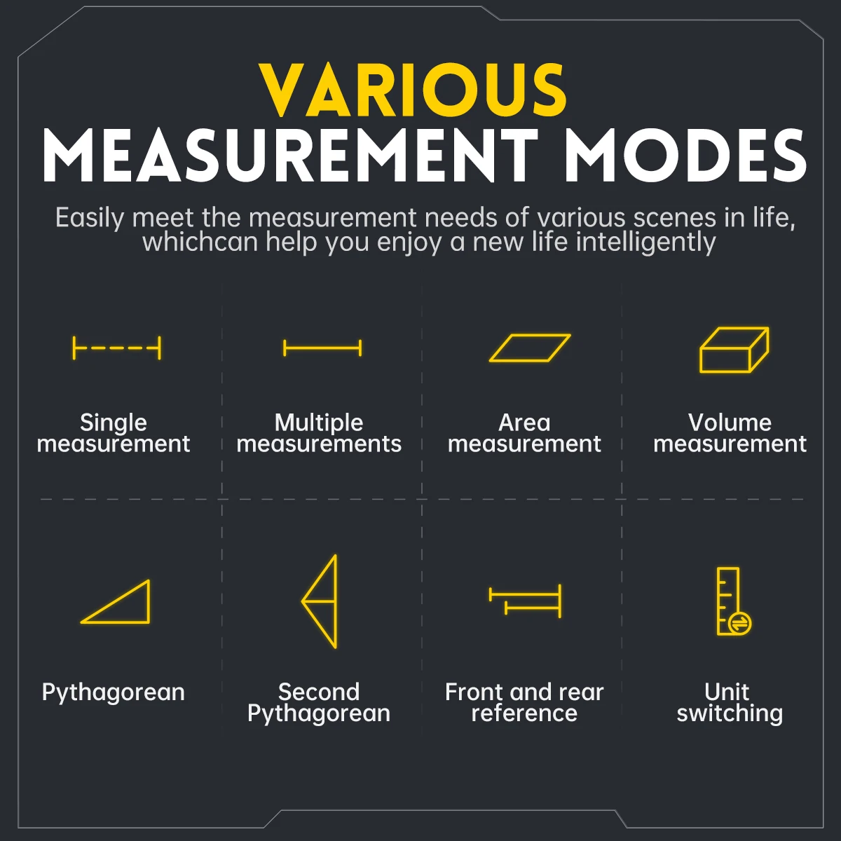 FNIRSI IR40 Smart Laser-Entfernungsmesser 40 m digitaler – Bild 6