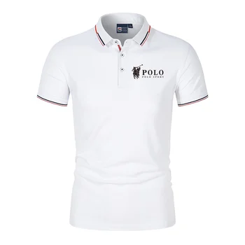 Herren Premium Sommer-Poloshirt, schnelltrocknend, atmungsaktiv, lässig, Business-Mode, Sport, Kurzarm