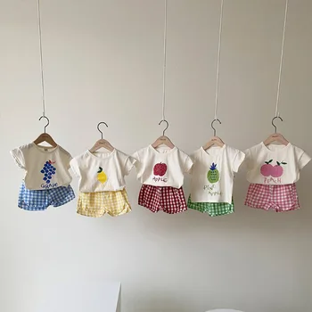 Baby Pyjamas Sets Baumwolle Kind Pyjamas Kleinkind Sommer Ärmellose Baby Nachtwäsche Pyjamas Kinder Cartoon