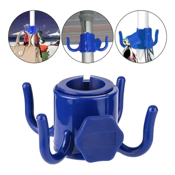 Strand Sonnenschirm Regenschirm Haken Hängen Rack Outdoor Camping Reise Verschluss 4-Zinken Haken