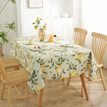 PVC wasserdichte und ölbeständige Kunststoff-Tischdecke, Nachttisch, staubdicht, dekoratives Tuch, Wohnzimmer