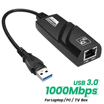 WiFi Adapter 3,0 USB HUB Ethernet Typ C Zu RJ45 Gigabit Netzwerk Karte Mini Lan Ethernet Adapter Für Desktops
