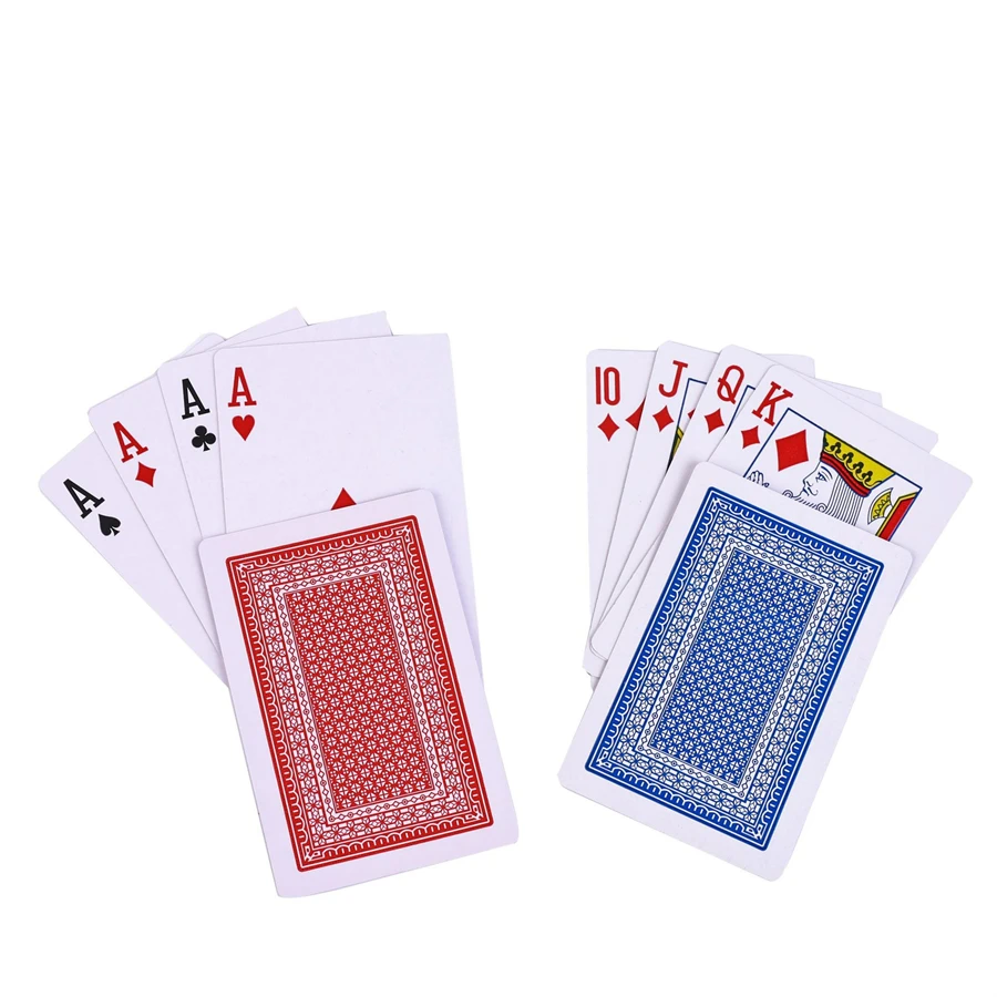 Neues 54 Stück/Set 56 x 86 mm graues Kernpapier Poker King – Bild 5