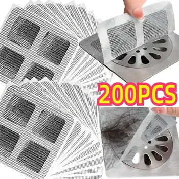 Einweg Dusche Abfluss Haar Catcher Mesh Dusche Ablauf Abdeckungen Boden Waschbecken Sieb Filter Haar Stopper
