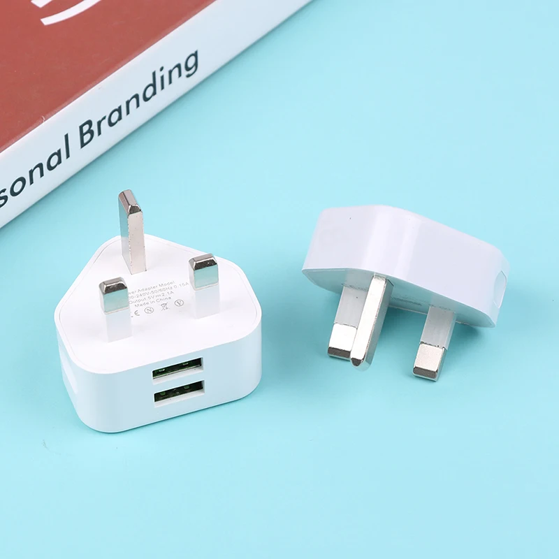 Reiseadapter UK-Stecker mit 1 oder 2 USB-Anschlüssen – Bild 4