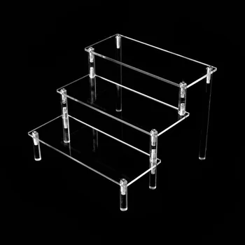 Klarer Acryl-Displayständer für Anime-Figuren, Cupcake-Regal, Organizer, Desserts, Halter, Juwelen