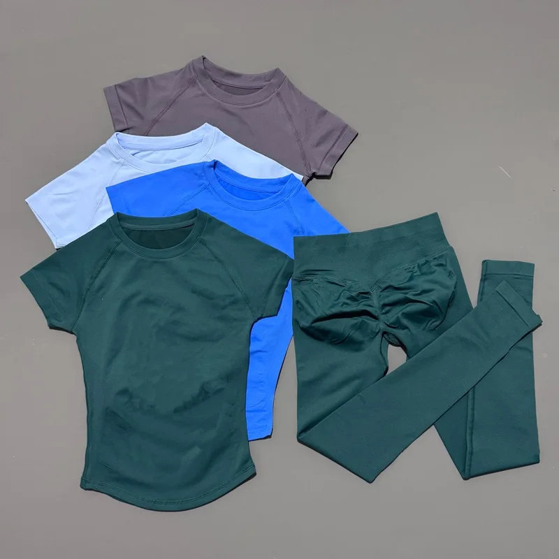 2-teiliges Damen-Set in einfarbiger Farbe, Sommer, lässig – Bild 3