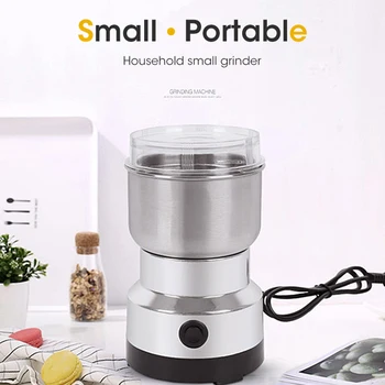 Mini Elektrische Mühle Haushalt 300 ml Ultrafeine Babynahrung Pulverisierer Kaffeemühle Gewürz Pfeffermühle