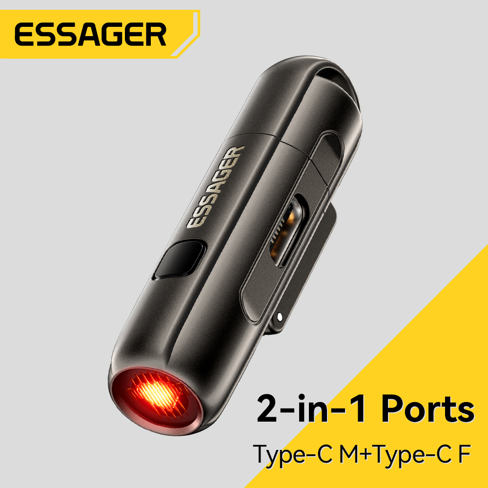 Essager 2-in-1 Typ-C tragbarer Mini-Zigarettenanzünder und – Bild 2