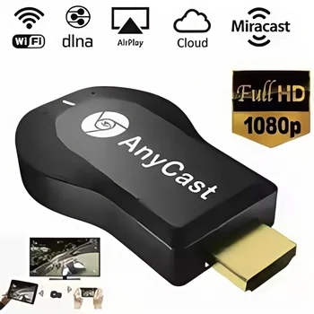M2Plus Kabelloser Display-Adapter 4K1080P Dongle Bildschirmspiegelung für TV, Handy, Tablet, Unterstützt