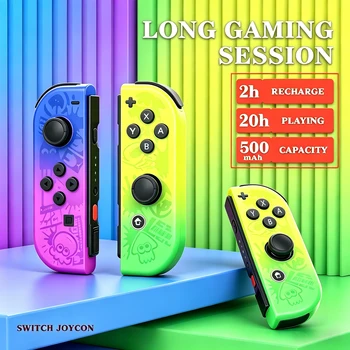 Joy Con Kabelloser Switch-Controller mit Dual-Vibration Joystick Gamepad für Switch Videospielkonsolen Zubehör