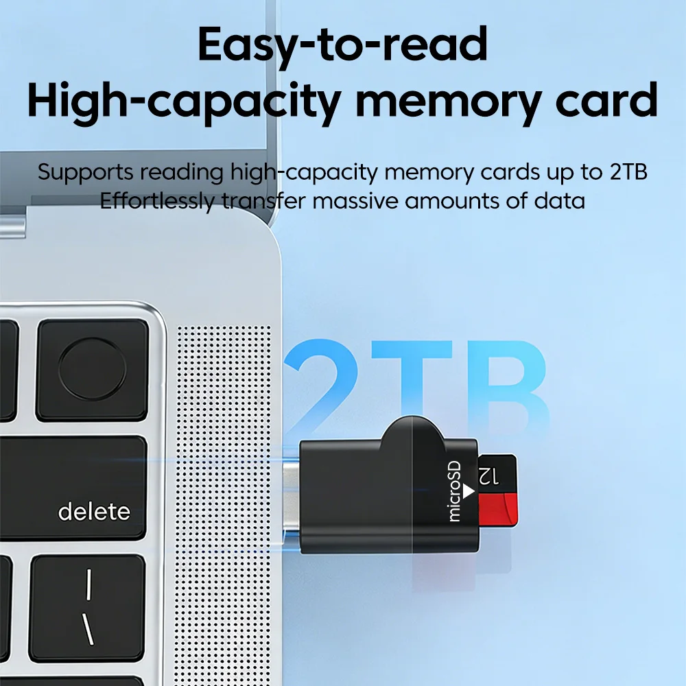 Typ-C 3.0 Mini TF-Kartenleser Externer Speicheradapter für – Bild 4