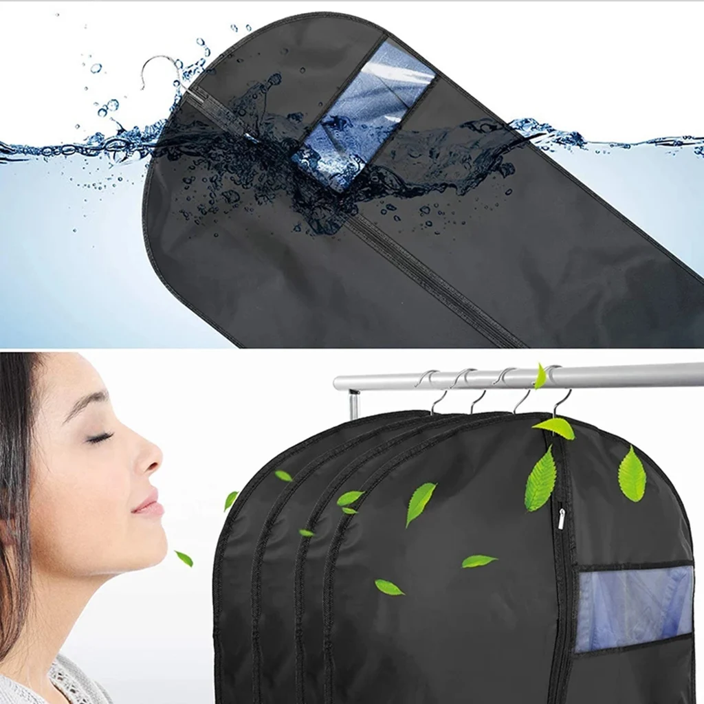 Wasserdichte Kleidung Staub Abdeckung Mantel Anzug Kleid – Bild 5