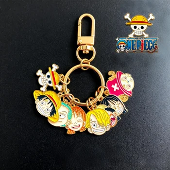 ONE PIECE Schlüsselanhänger Monkey D. Ruffy Nami Anime Peripheriegeräte Bluetooth Headset Charm Zartes