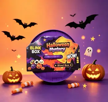 Glitzer-Halloween-Geister-Knödel: Weiche, langsam rückfedernde Stressabbau-Squishies mit Dampfgarer, gefüllter