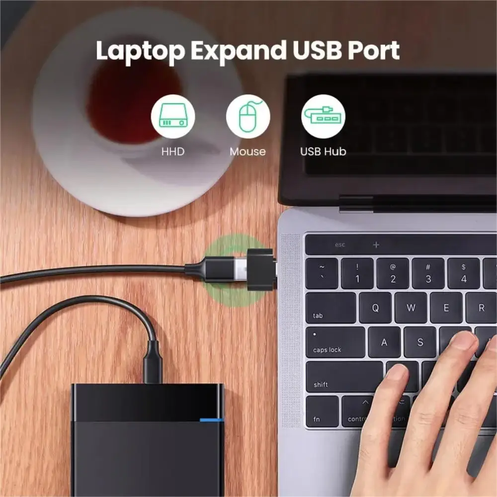 USB-C auf USB-A 3.0 OTG-Adapter, Mini – Bild 4