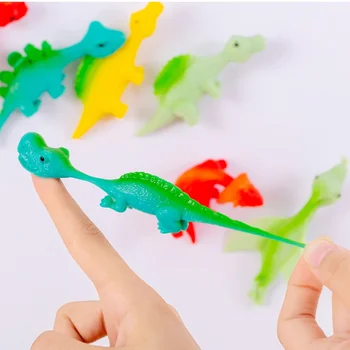Bunte Finger-Katapulte Dinosaurier-Spiele Geburtstagsgeschenk Party-Favoriten