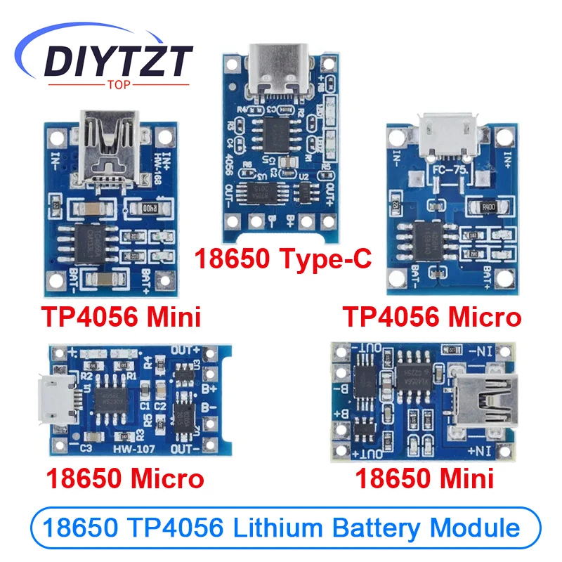 5/10 Stücke Micro USB 5 V 1A 18650 TP4056
