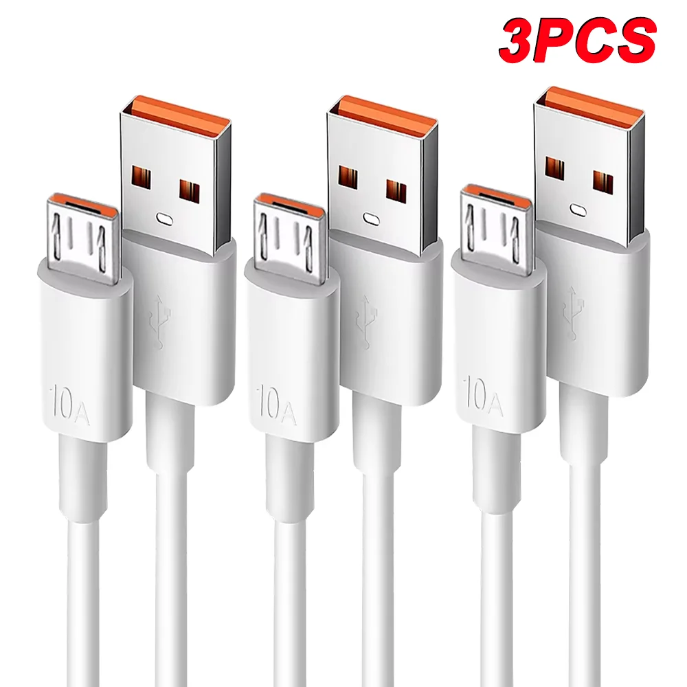 NNBILI 3PCS 10A Micro USB Kabel Geschwindigkeit Schnelle Lade