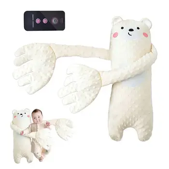 Fernbedienung Elektrische Baby Schlaf Spielzeug Cartoon Bär Geformt Plüsch Beruhigende Puppen Cartoon Baby