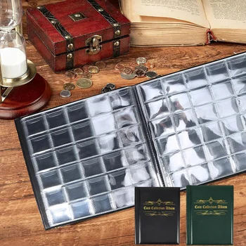 Sammler-Organizer für 480-Münzen, Gedenkalbum, Sammlerbuch, praktische Aufbewahrung, Münz-Display-Organizer