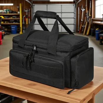 14-Zoll Robuste Werkzeugtasche Mehrzweck-Arbeitsorganizer für Handwerker, Schreiner, Langlebige Tragbare