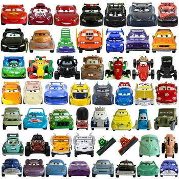 # NEUES Kinderauto Pixar Cars 2 3 Lightning McQueen Fillmore Frank 1:55 Metallmodell Rennwagen Spielzeug