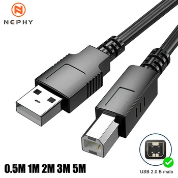 Hochgeschwindigkeits-USB-A-zu-B-Kabel für Canon Brother HP Epson Samsung-Etiketten drucker E-Piano Typ B 2,0