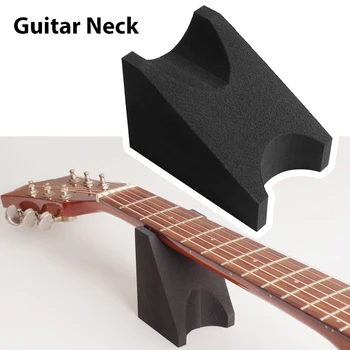 Gitarrenhals-Stützkissen für Elektro- und Akustikgitarren, Saiteninstrumentenhalter für Gitarrenreinigung