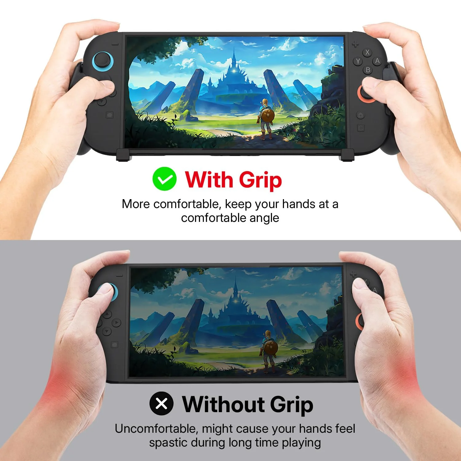 Handgriffhülle für Nintendo Switch 2, mit Ständerhalter – Bild 3