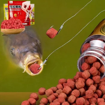 Angelköder, 450 Stück, konzentrierter Fischköder, Geschmacksadditiv, geeignet für die meisten Angelgeräte