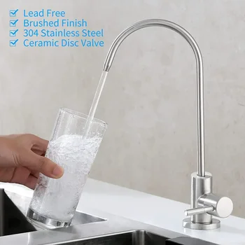 Wasserfilter-Wasserhahn, bleifreier Luftreiniger, gefilterter Wasserhahn, passend für Umkehrosmose-Einheiten
