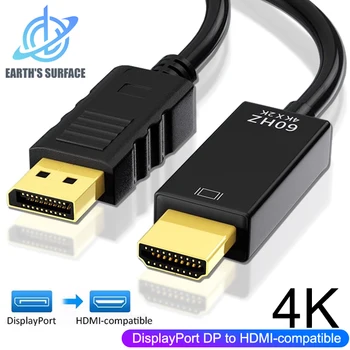 DisplayPort auf HDMI Adapterkabel 4K für PC, TV und Projektor