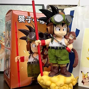 Dragon Ball Son Goku Lichtlampe Modell Kakarotto Kamehameha Welle Magnetisches Ornament Anime Actionfigur