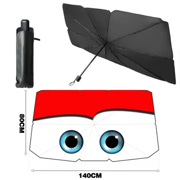 Auto-Frontscheiben-Sonnenschutzschirm Sommer-Sonnenschutz Parasol Auto-Sonnenblende Abdeckung Sonnenschutz