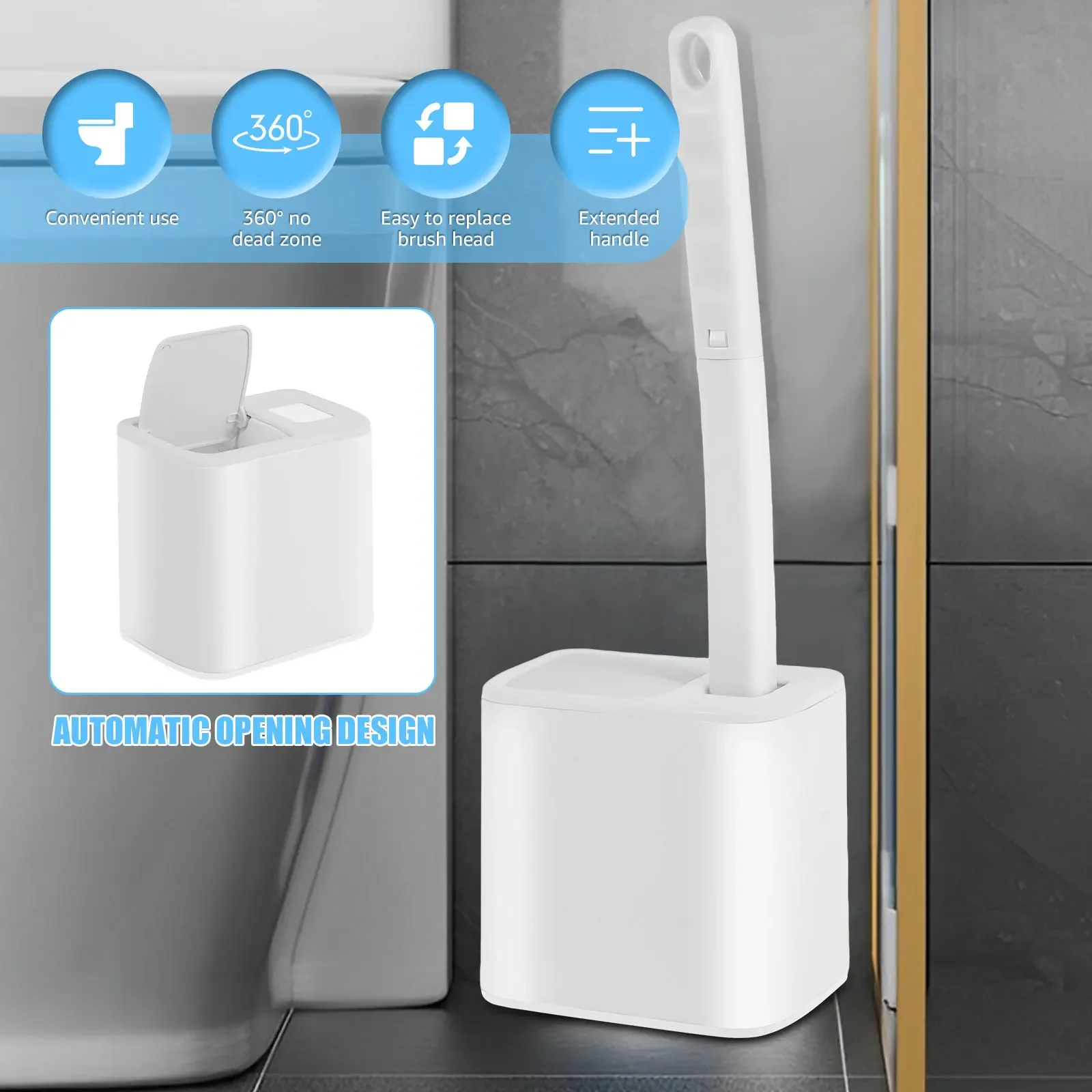 30-teiliges Toilettenbürsten-Set mit Einweg-Ersatzköpfen – Bild 4
