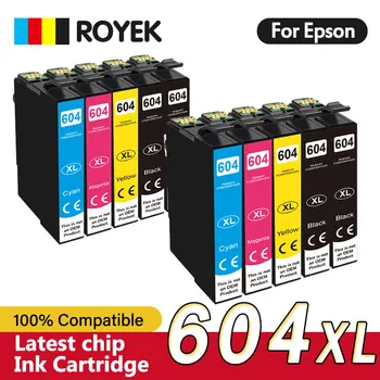T604 Tintenpatrone VOLL mit Chip für Epson T 604XL T 604 XL Kompatibel mit XP 2200 2205 3200 3205 4200 WF 2910