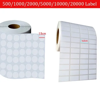 500 1000 Blatt quadratische runde Klassifizierungsetikettenaufkleber Diamantmalwerkzeuge Diamant Unterscheiden