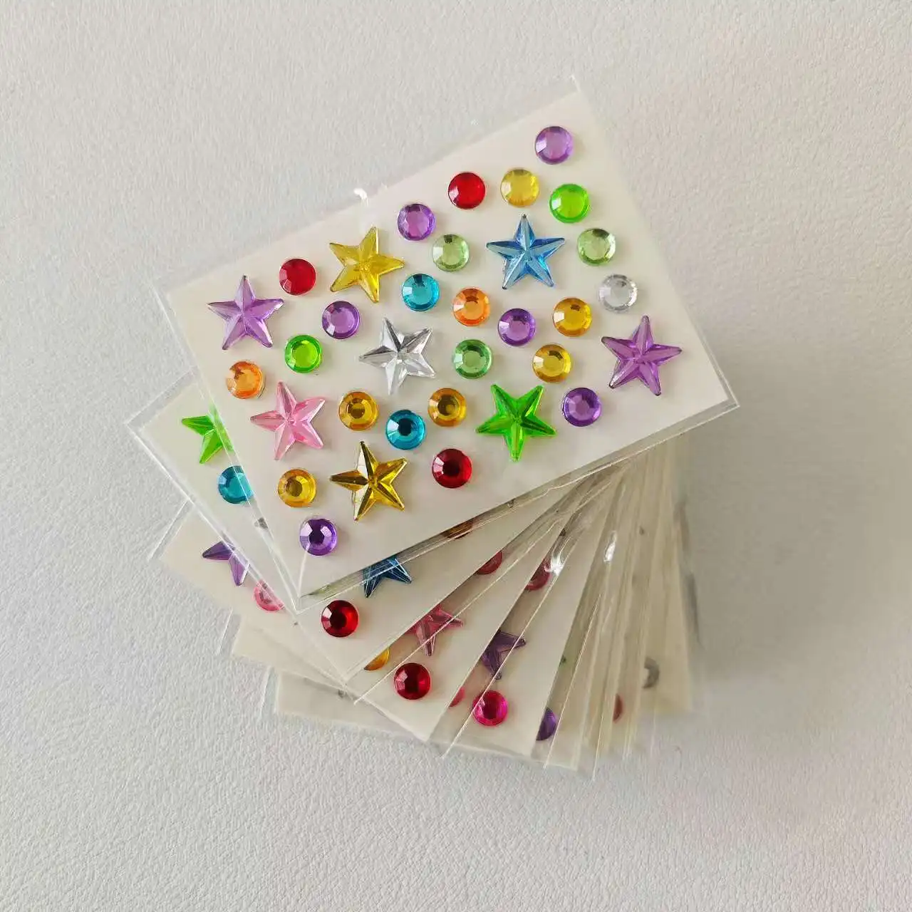 10-Stil Großhandel bunte Diamant Mini Aufkleber Zubehör DIY – Bild 4