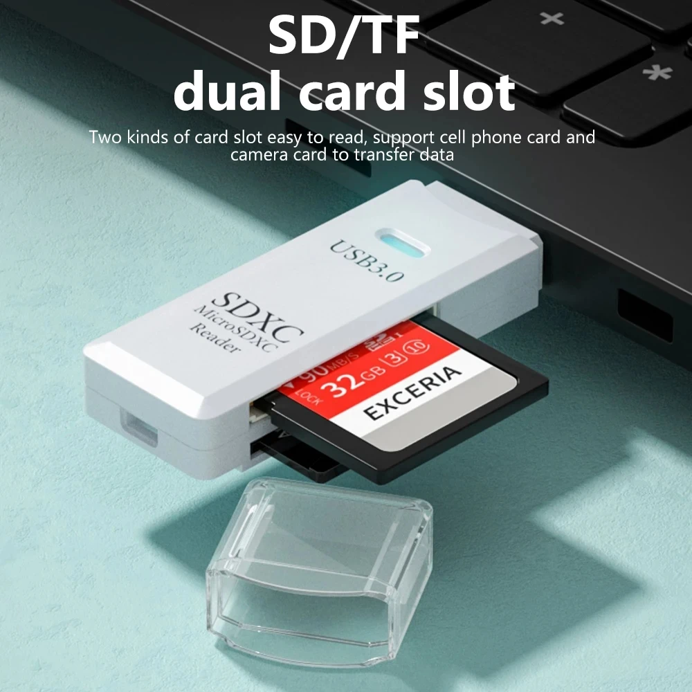 2 in 1 Kartenleser USB 3,0 Micro SD TF Kartensp eicher – Bild 2