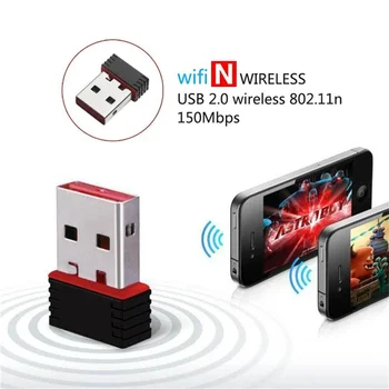 RTL8188 150 Mbit/s USB-WLAN-Adapter für Raspberry Pi, kabelloser Netzwerkkarten-Adapter, WLAN-Dongle