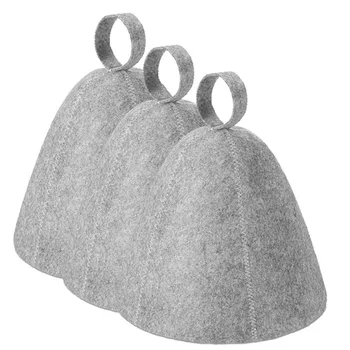 Sauna Anti-Hitze Saunahut Verdickter Wollfilz Duschhaube Haarturban Schnelltrocknender Handtuchhut Sauna