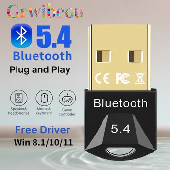 USB-Bluetooth-Adapter für PC, USB-Bluetooth 5.4/ 5.3/ 5.1/ 5.0, Dongle-Empfänger für Lautsprecher, Maus