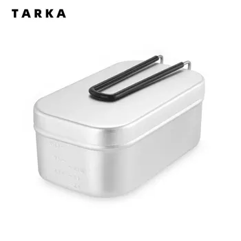 Tarka 800/1000ml Aluminium Lunchboxen Reise Camping Geschirr Mess Dose Outdoor Picknick Touristen Schüssel