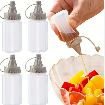 Plastik-Soßenflaschen Mini-Gewürzboxen Salatdressing-Behälter Tragbare Outdoor-Grill-Gewürzdosen für die Küche