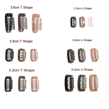 Clip In Haar Verlängerung Perücke Clips Für Menschliches Haar Pony Snap Haar Clips Für Extensions (20 Stück)