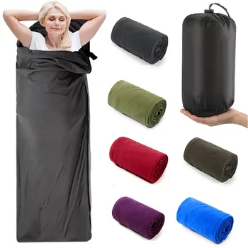 Fleece-Schlafsack, ultraleichte, polare Reise laken für Erwachsene, Outdoor-Camping-Zelt-Bett, warm