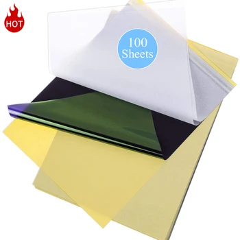 Tattoo Transfer Pape POSEIDON 10/30/50/100Pcs A4 Tattoo Transfer Pape Für Permanent Make-Up Tattoo maschine