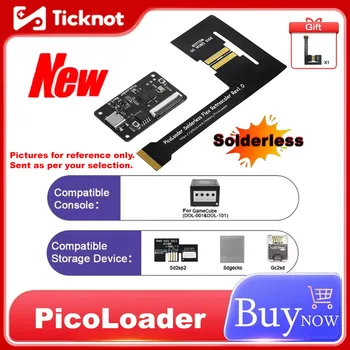 Lötfreier PicoLoader für GameCube Open Source basierend auf RP2040 für NGC DOL-001/DOL-101